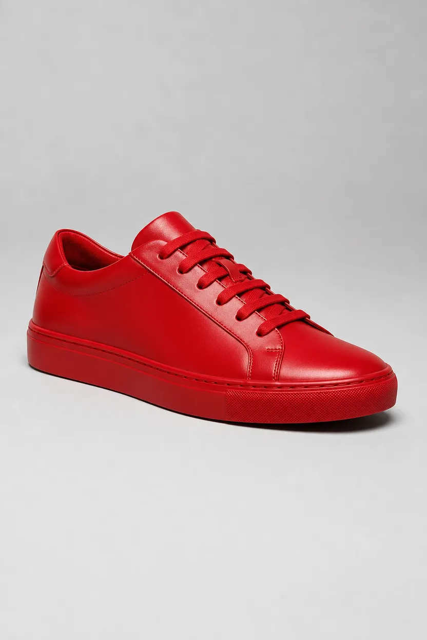 AI image edit: product recolored to red